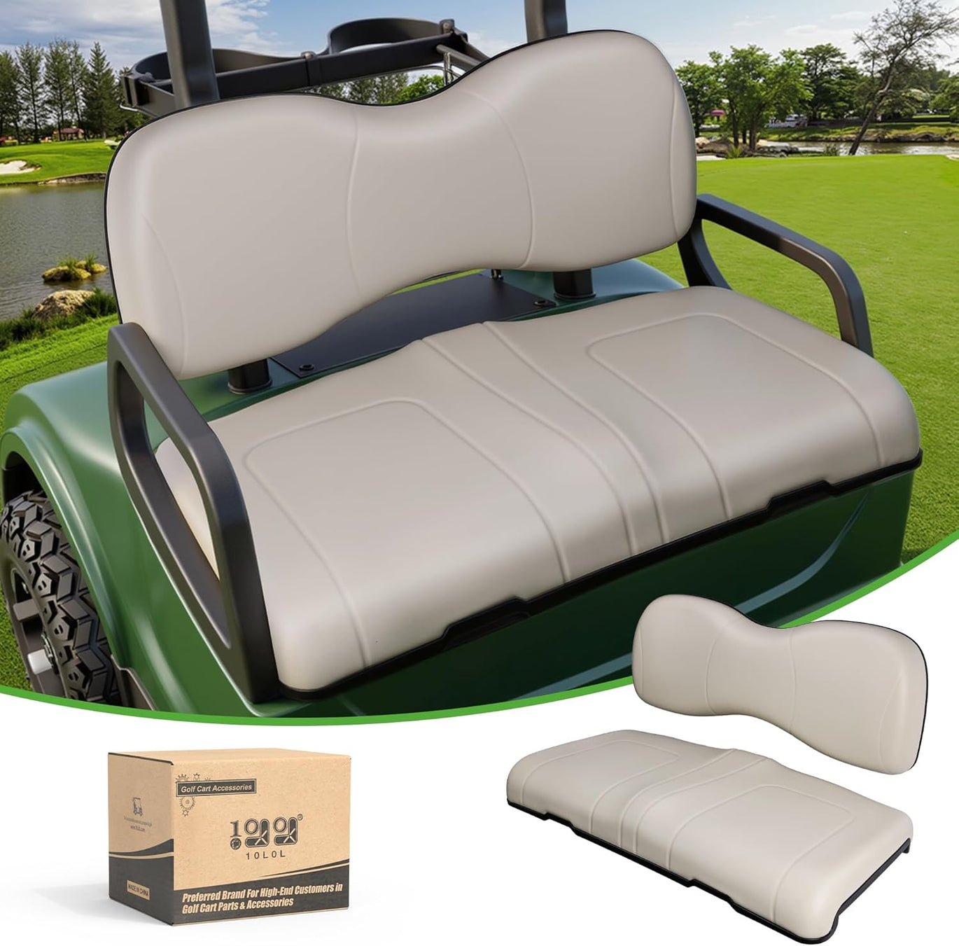 VOONKE Golfwagen-Zubehör, Lenkrad, D-Boden Und Golfadapter Für