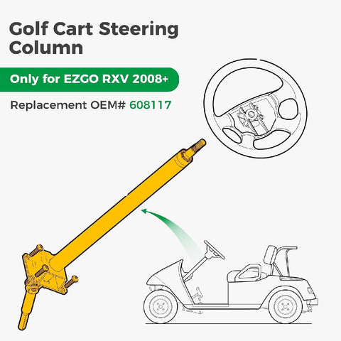 Golf Cart Steering Column