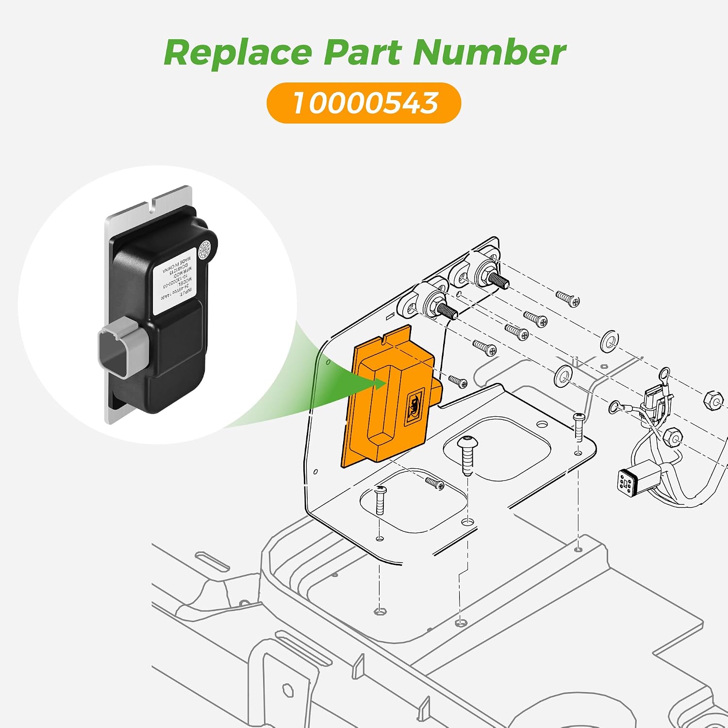 Replace Part Number 10000543