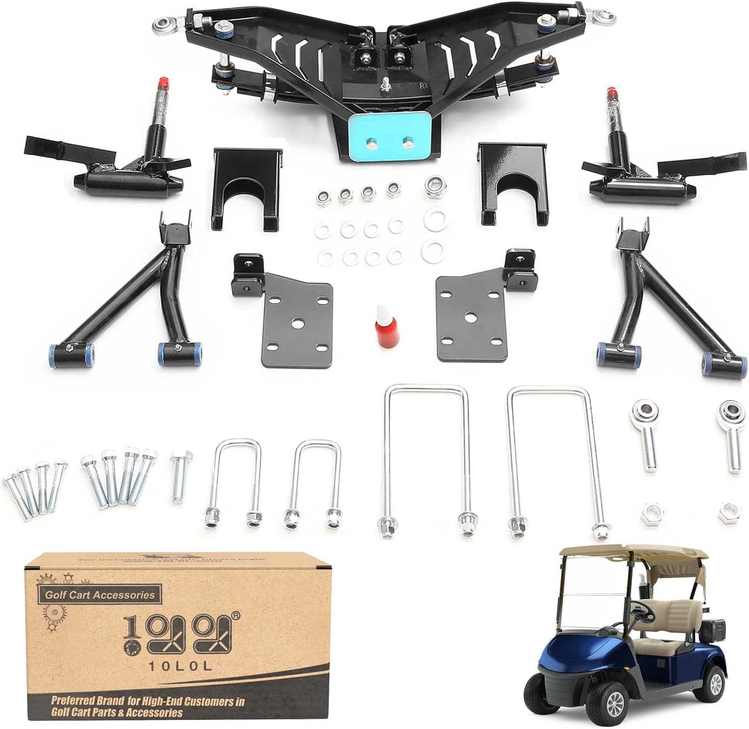 6 inch Golf Cart Lift Kit for EZGO RXV