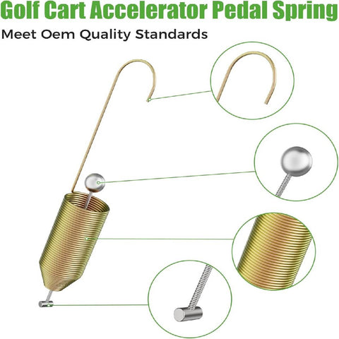 10L0L Golf Cart Accelerator Pedal Return Spring for EZGO RXV Electric 2008-Up