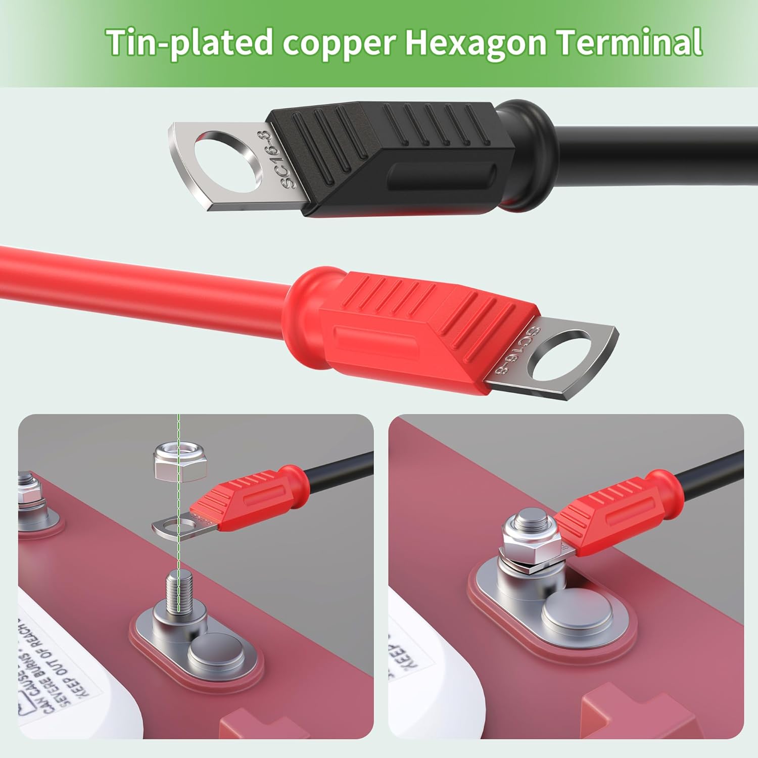 Tin-plated copper Hexagon Terminal