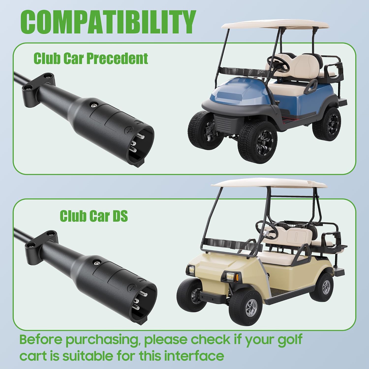 48V Club Car Golf Cart Battery Charger for DS & Precedent