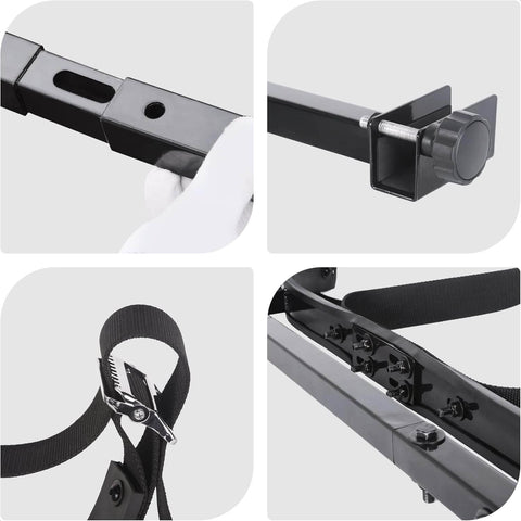 The size can be adjusted to fit the rear seat side rails