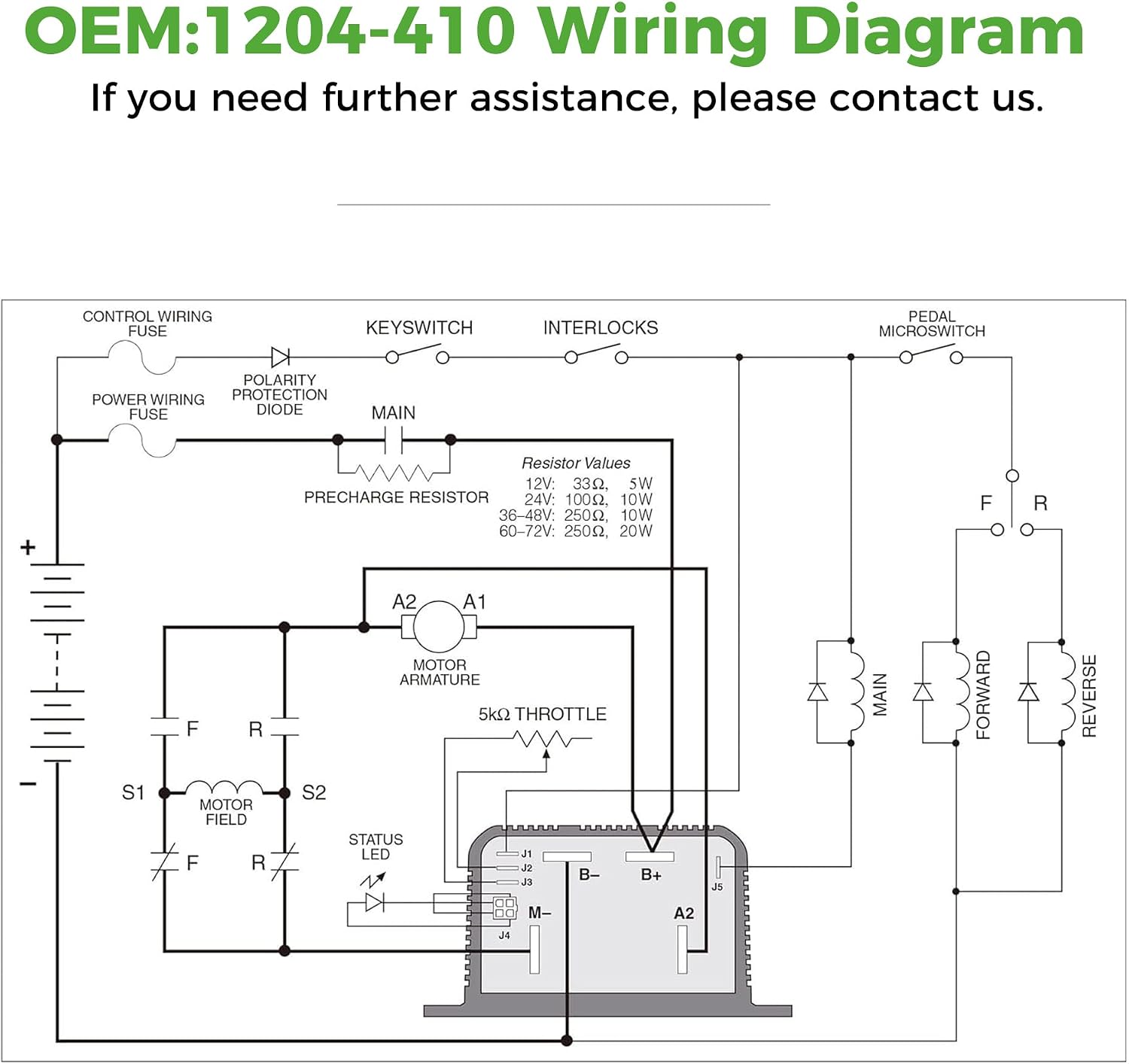 OEM:1204-410 Wiring Diagram