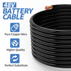 48V Heavy Duty Battery Cables