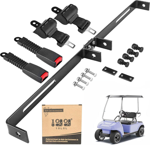 10L0L Universal Golf Cart Seat Belts & Bracket Kit