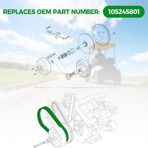 Club Car Precedent Drive Belt