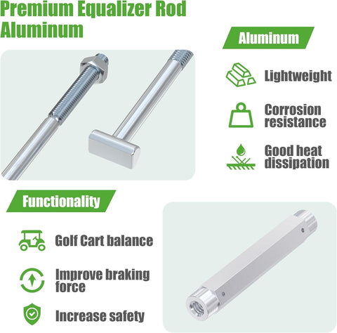10L0L Golf Cart Brake Equalizer Rod Kit