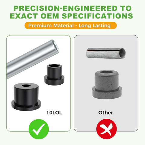 10L0L Complete Golf Cart Rear Leaf Spring Bushing Kit