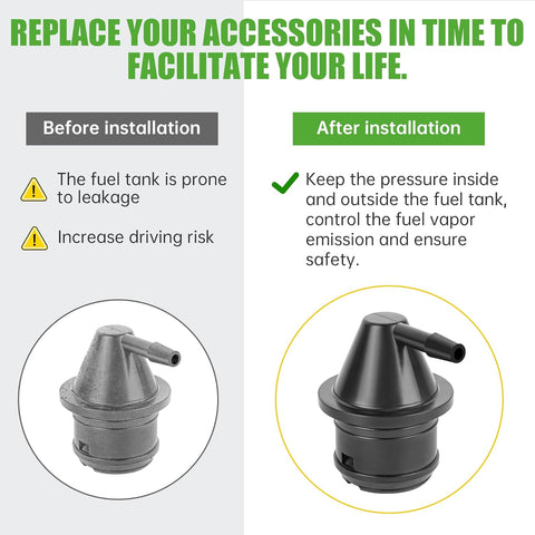 10L0L Golf Cart Fuel Tank Vent Assembly