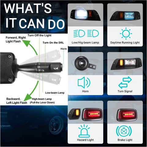 Golf Cart LED Light Kit for EZGO TXT 1995-2013