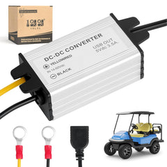 10L0L DC-DC 12V–60V to 5V Step Down Converter | Waterproof Golf Cart Voltage Reducer