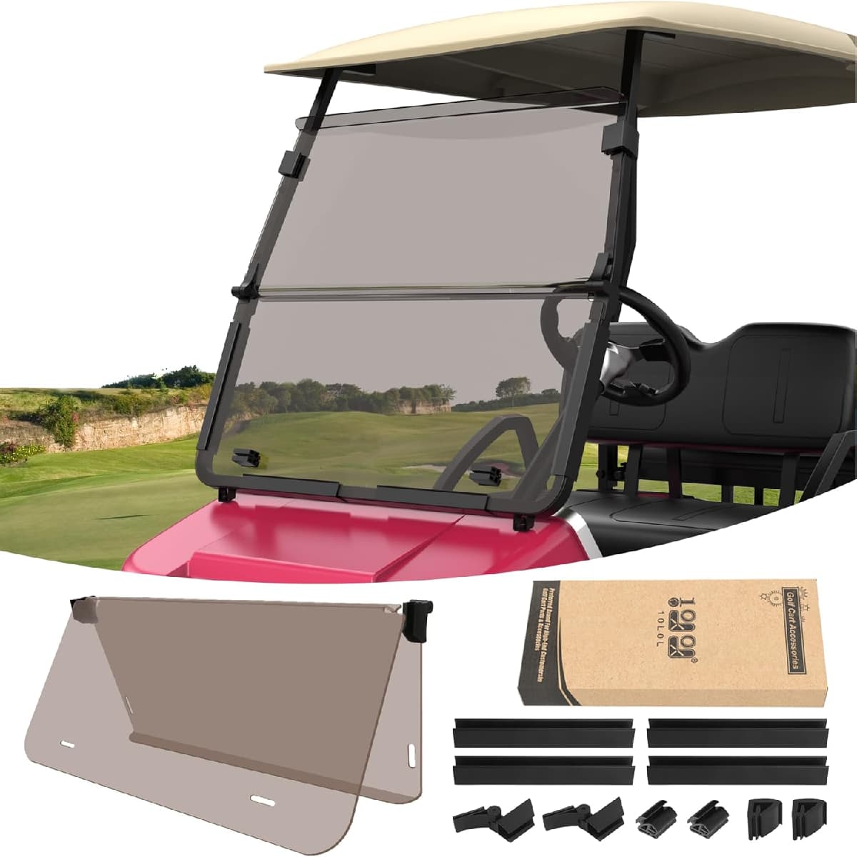 Fits Club Car DS 2000-Up – Standard PC / Tinted