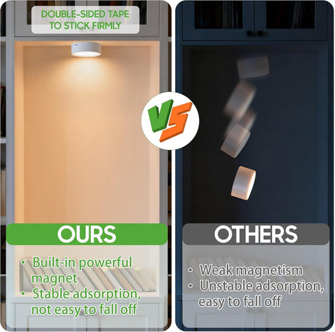 Strong magnet at the bottom