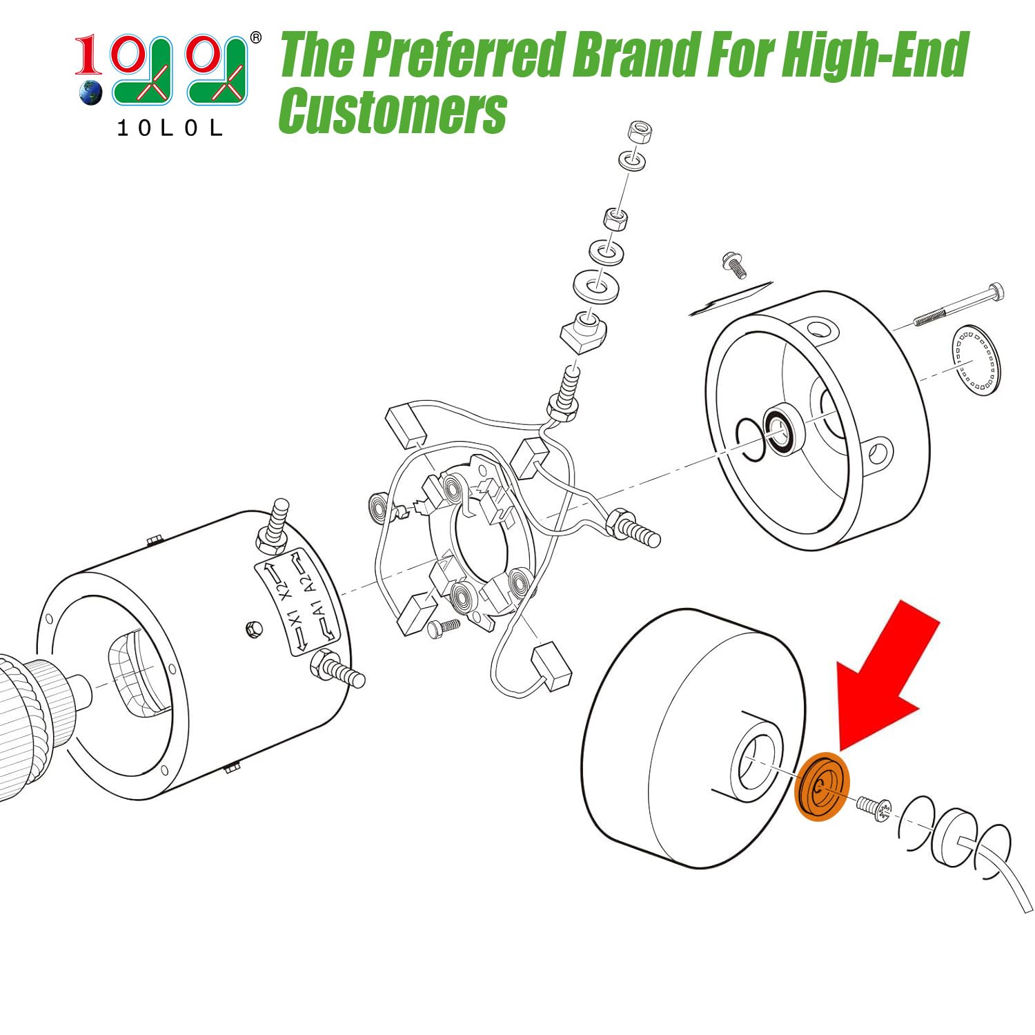 Speed Sensor Magnet for EZGO Golf Cart PDS Motors