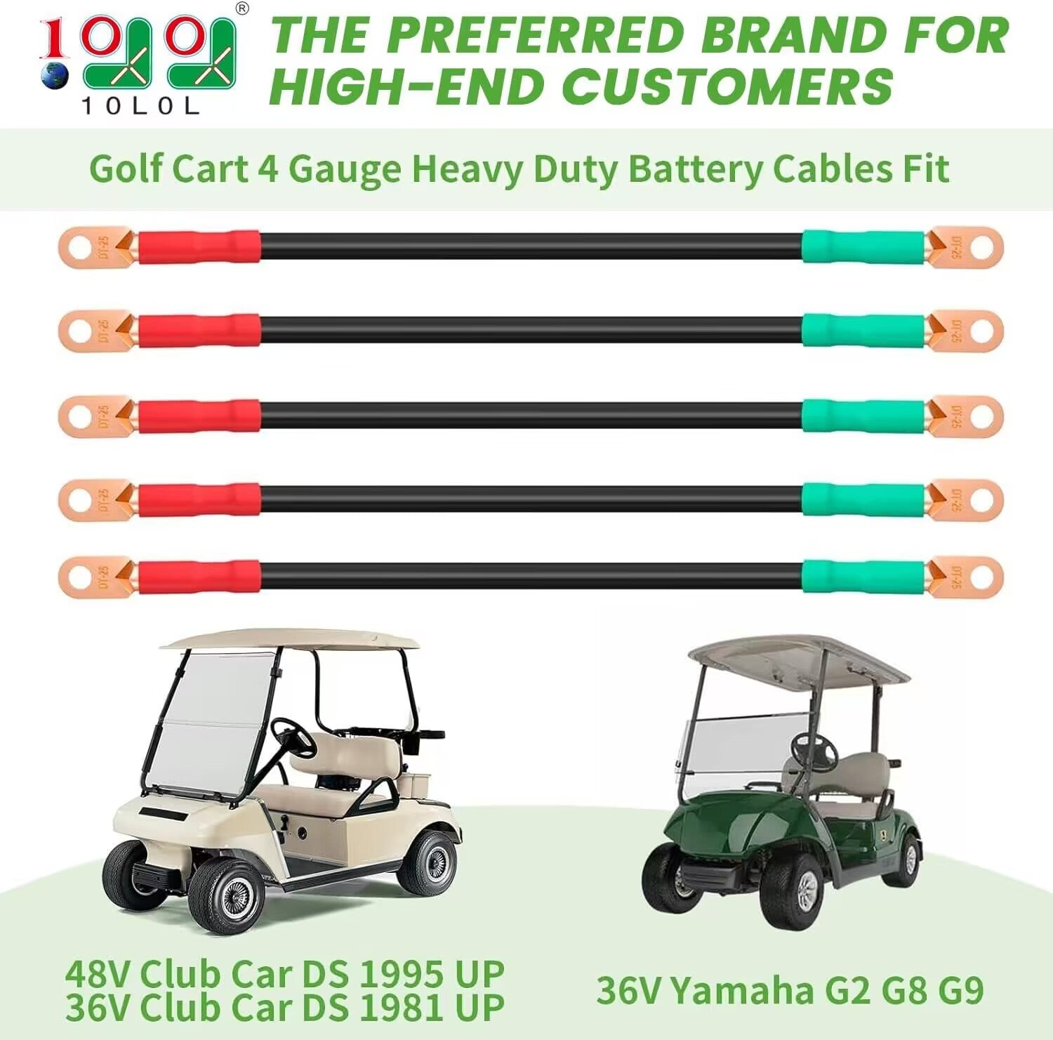 48 Volt Golf Cart Battery Cables