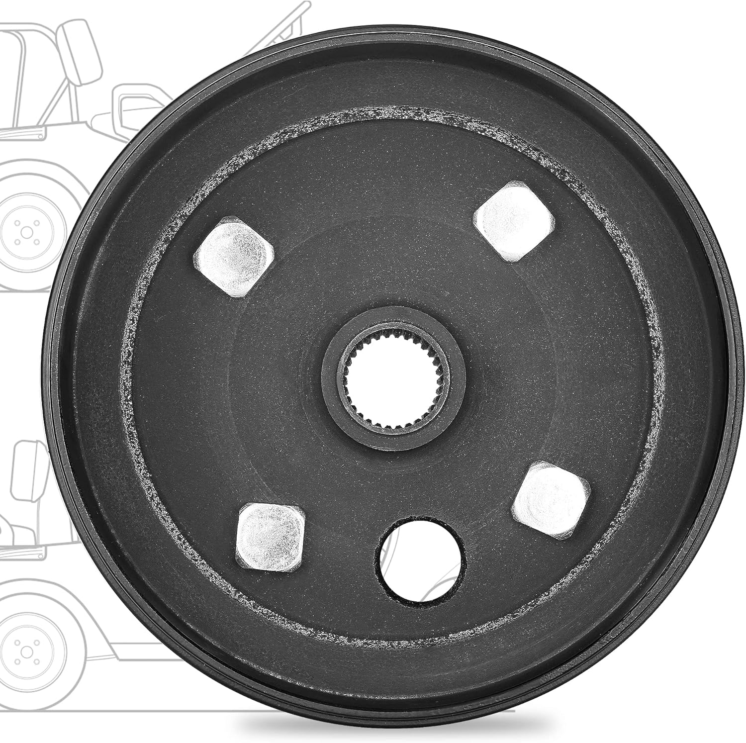 Golf Cart Brake Drum for EZGO TXT, RXV 1991-Up