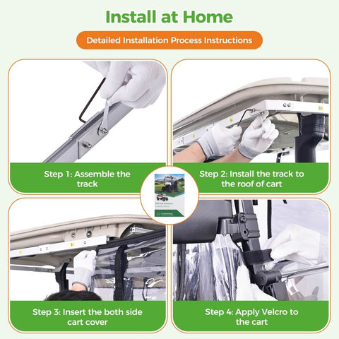 Golf Cart Track Enclosures for Yamaha G29