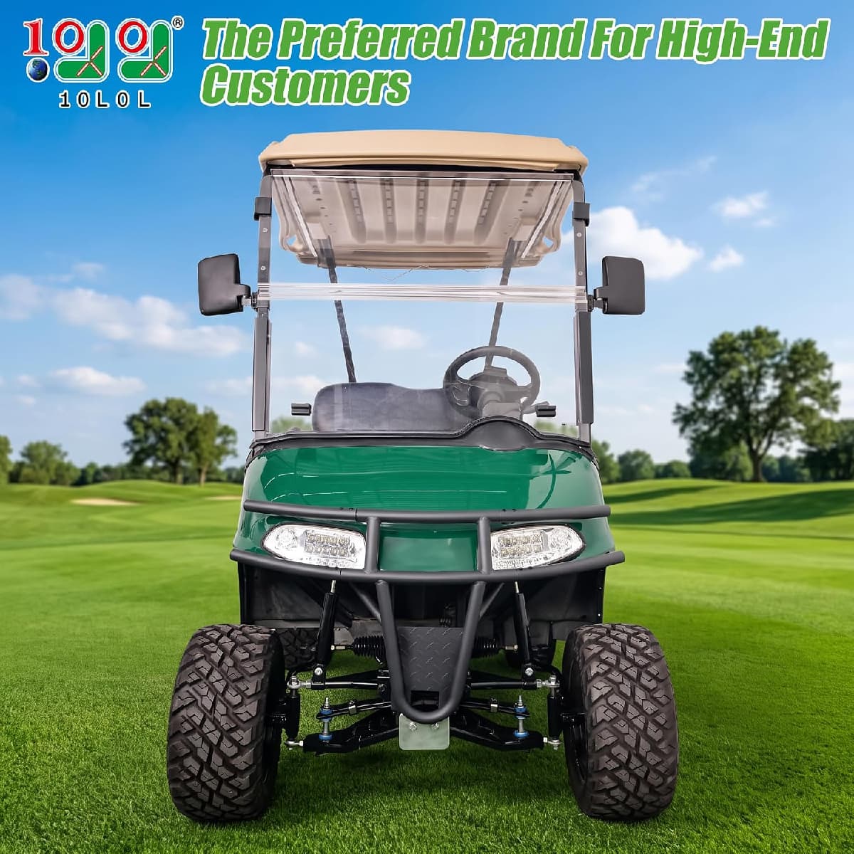 EZGO RXV Front Bumper Brush Guard