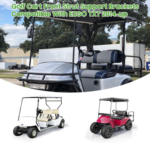 EZGO TXT Front Roof Support Brackets 2014-Up