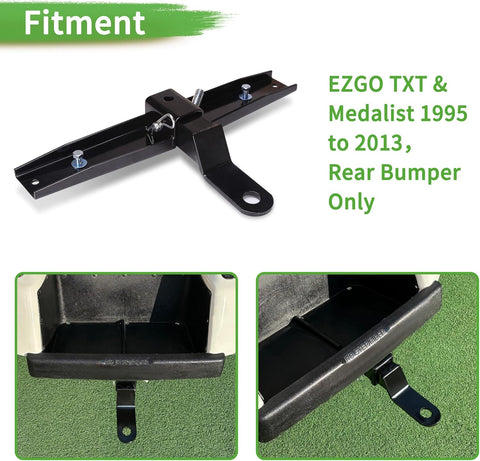 10L0L Golf Cart Trailer Hitch and Receiver for EZGO TXT & Medalist 1995-2013