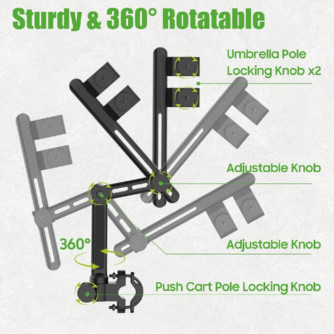 Sturdy & 360° Rotatable