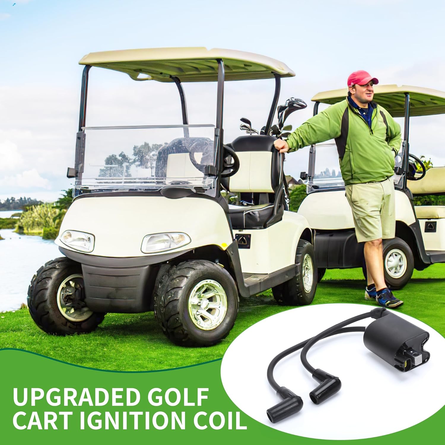 Golf Cart Ignition Coil for EZGO