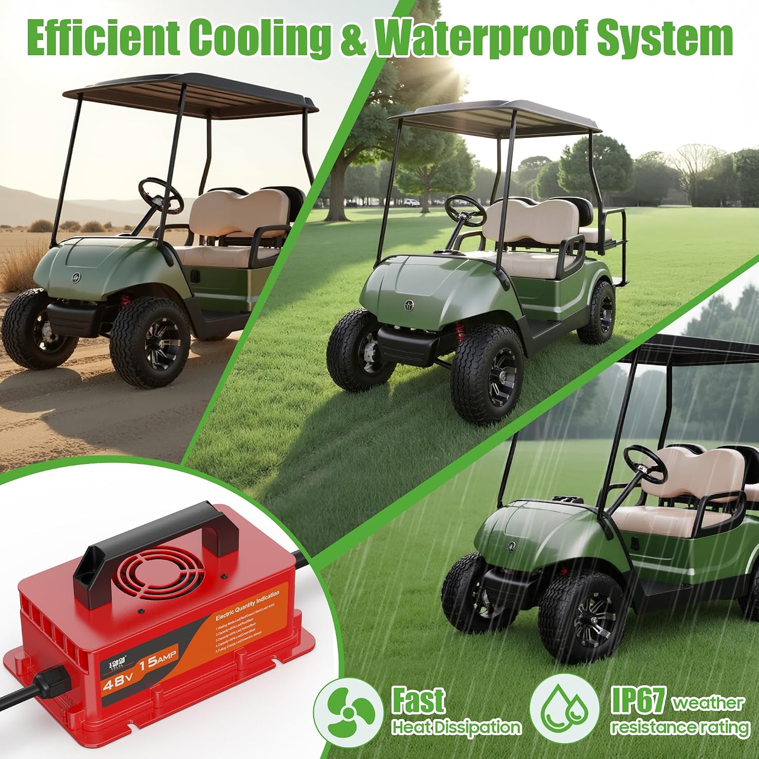 Efficient Cooling & Waterproof System