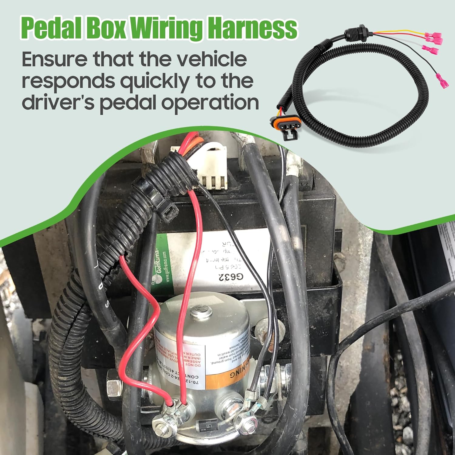 gas pedal nl auto Golf Cart Pedal Box Wiring Harness for EZGO Electric PDS