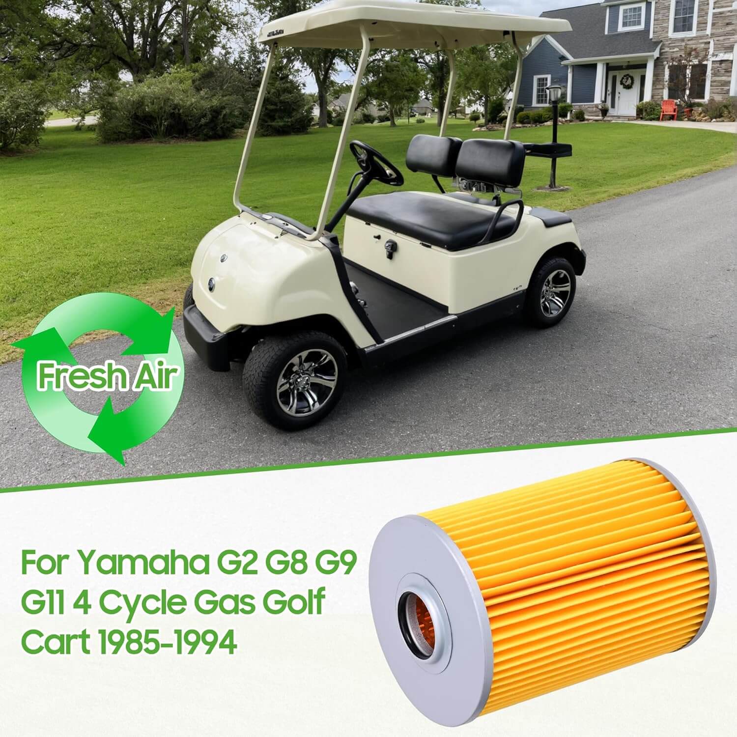 Yamaha Golf Cart Air Filter Tune Up Kit