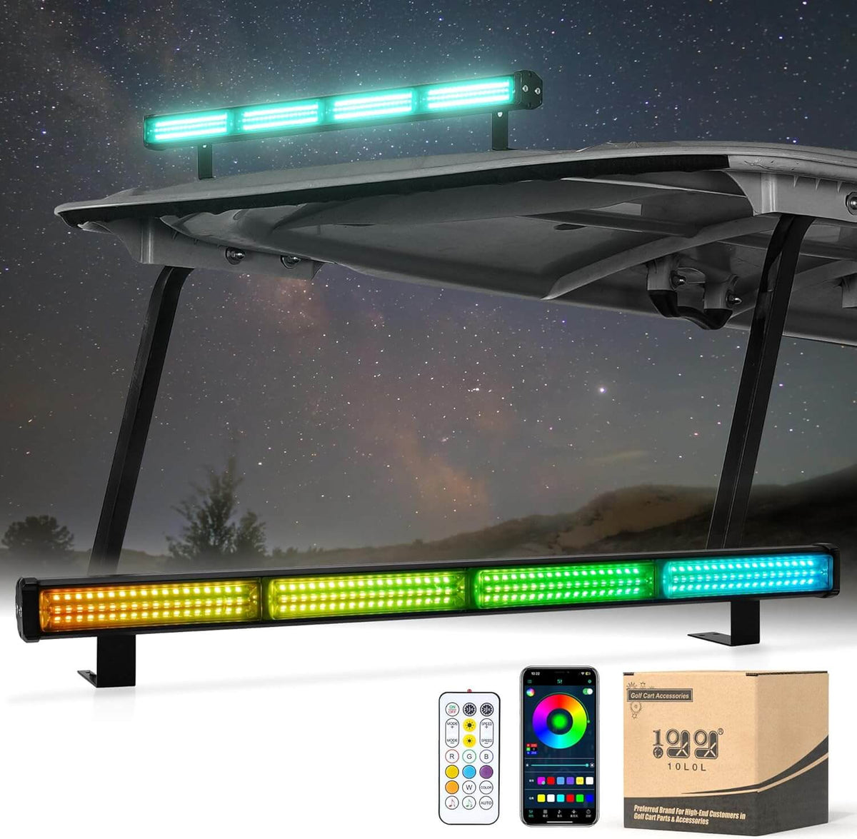 Golf Cart LED Strobe Light Bar