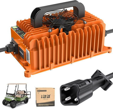orange yamaha golf cart battery charger