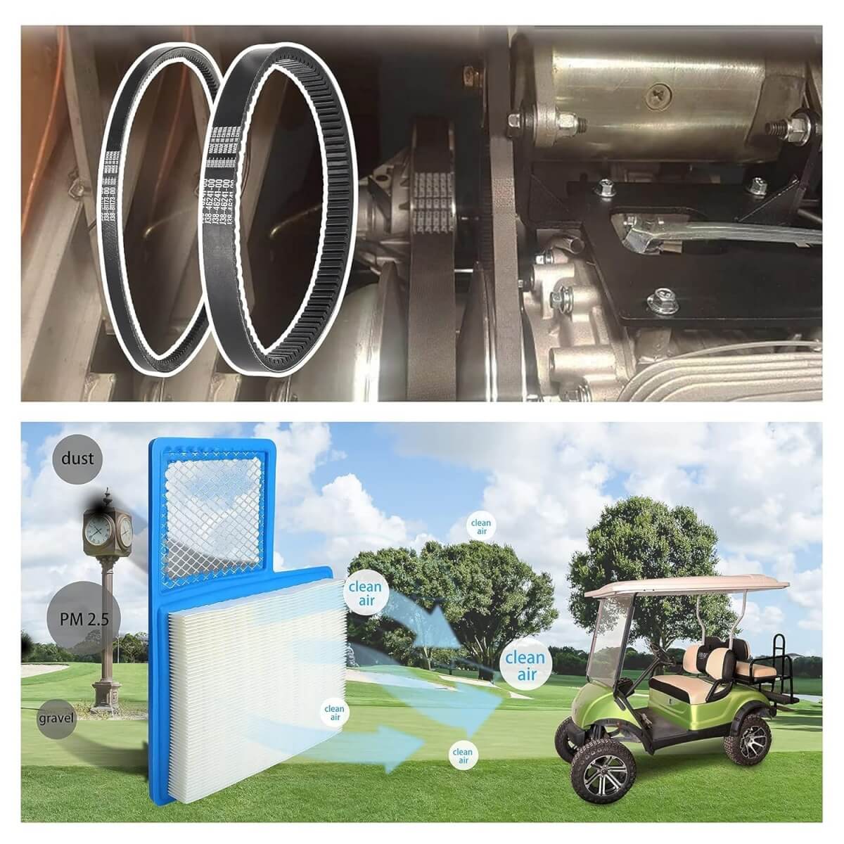 Complete Yamaha Gas Golf Cart Tune-Up Kit