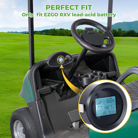 EZGO Golf Cart Battery Meter