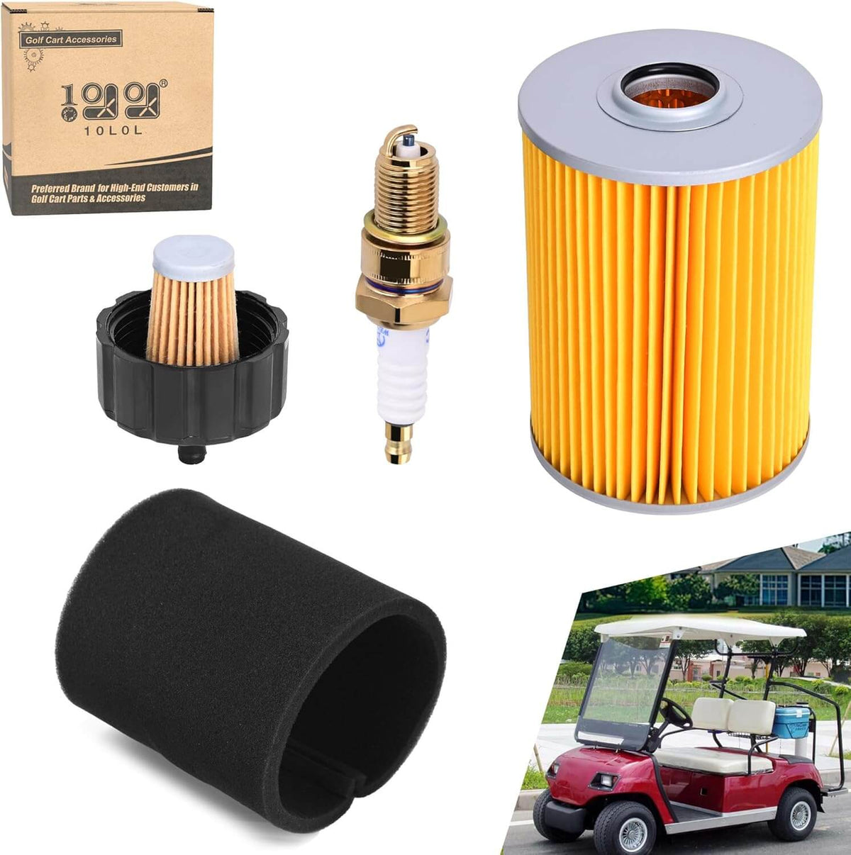 Yamaha Golf Cart Air Filter Tune Up Kit