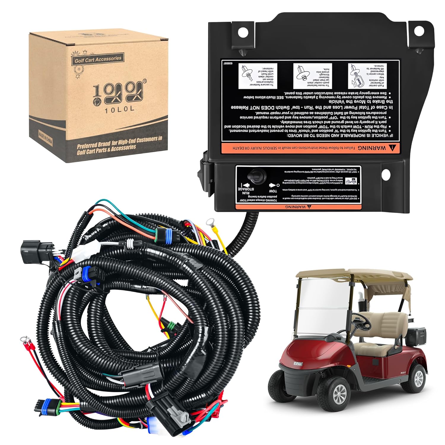 10L0L Golf Cart Speed Controller Wiring Harness