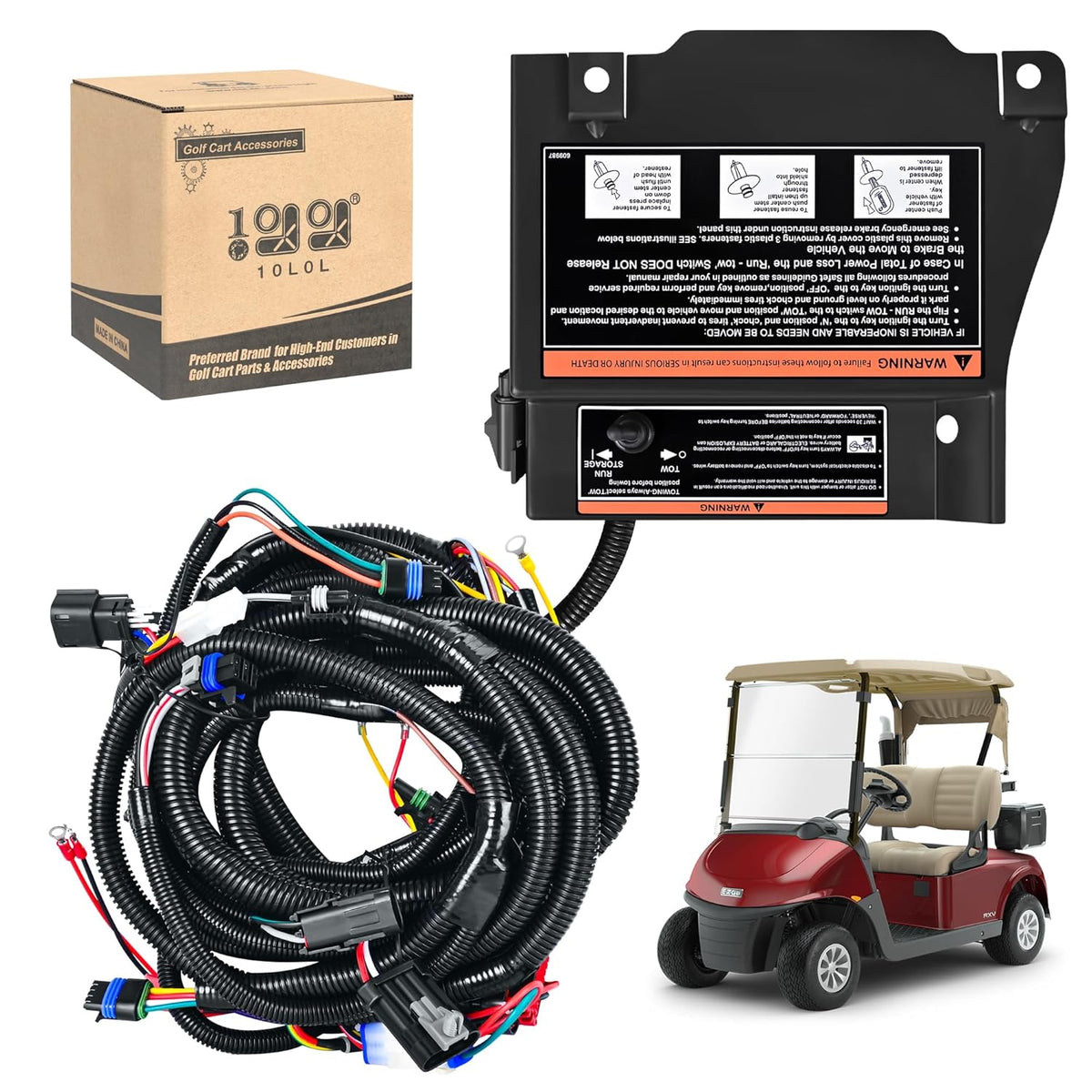 10L0L Golf Cart Speed Controller Wiring Harness