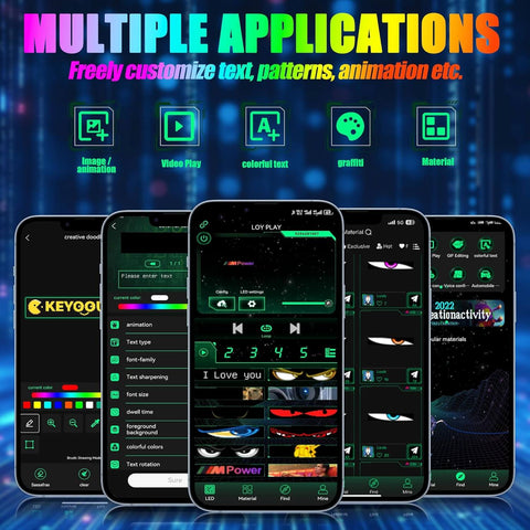 USB-Powered DIY Text/Patterns Sign