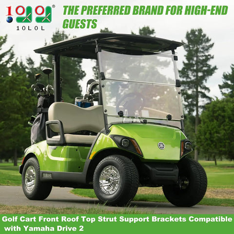 10L0L Golf Cart Front Roof Strut Brackets for Yamaha Drive 2