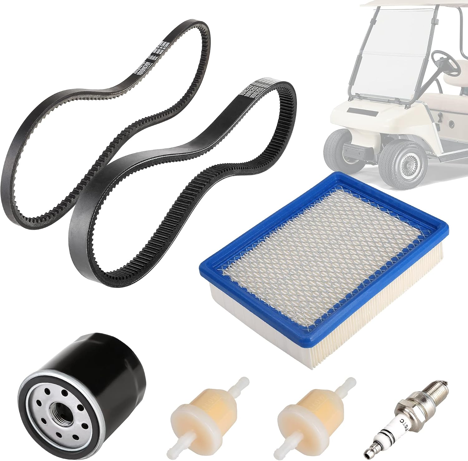 Golf Cart Tune Up Kit & Drive Starter Belt