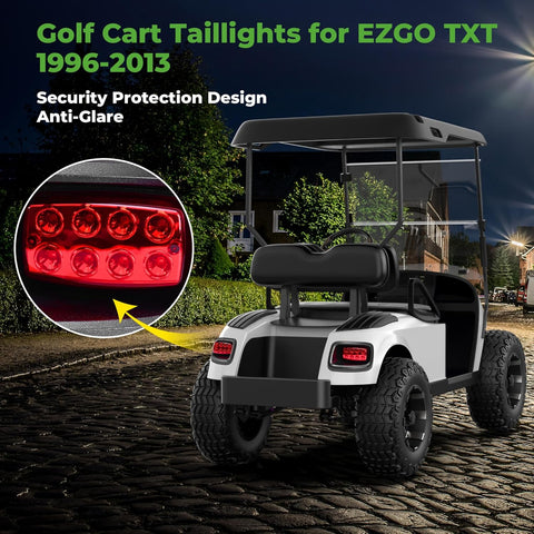 10L0L Golf Cart Tail Lights for EZGO TXT 1996-2013