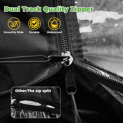 Dual Track Quality Zipper