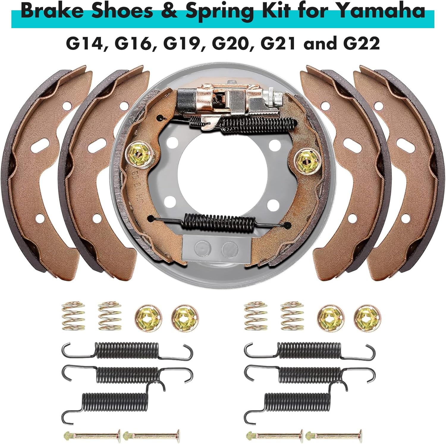 Brake Shoes & Spring Kit for Yamaha