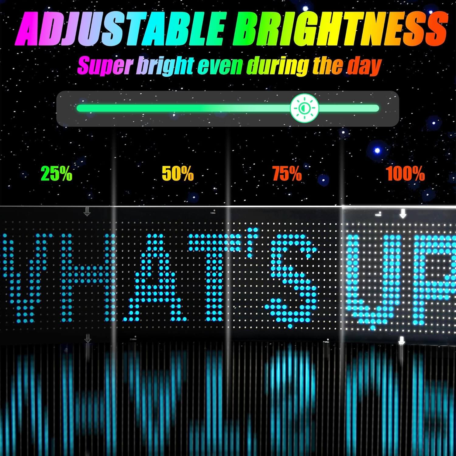 Adjustable brightness