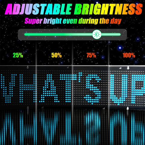 Adjustable brightness