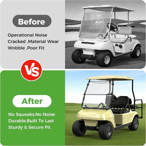 10L0L Golf Cart Windshield Mounting Clips Kit