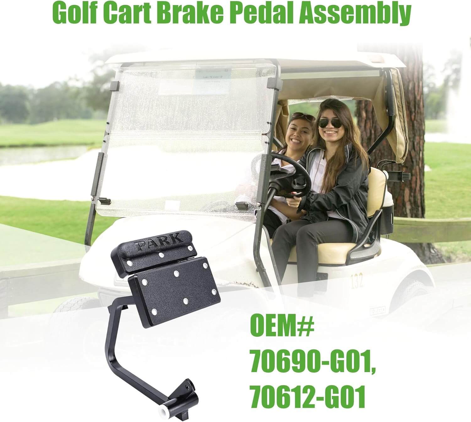 Golf Cart Brake Pedal Assembly