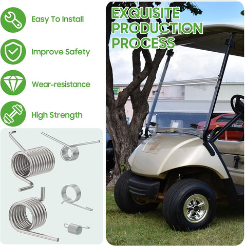 Golf Cart Brake Pedal Hook Spring Kit, Return Spring for Yamaha G29 Drive 2007-2012.5 - 10L0L