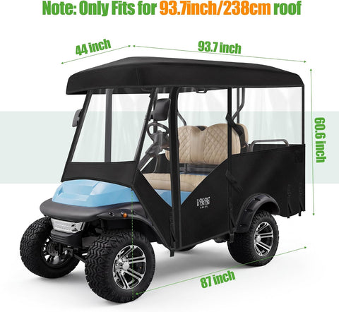 Note:Only Fits for 93.7inch/238cm roof
